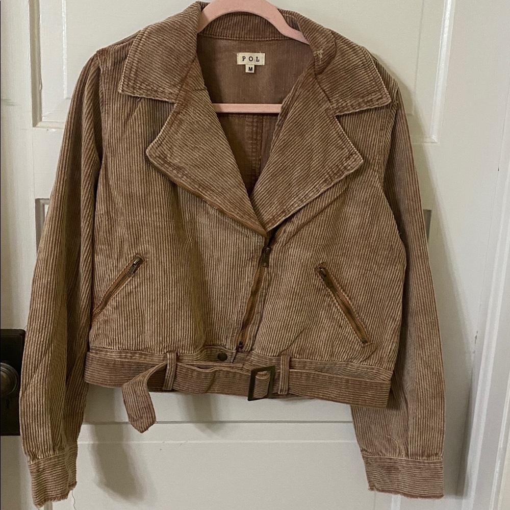 POL Clothing Corduroy Moto Jacket | NIB Size Medium - Picture 2 of 11